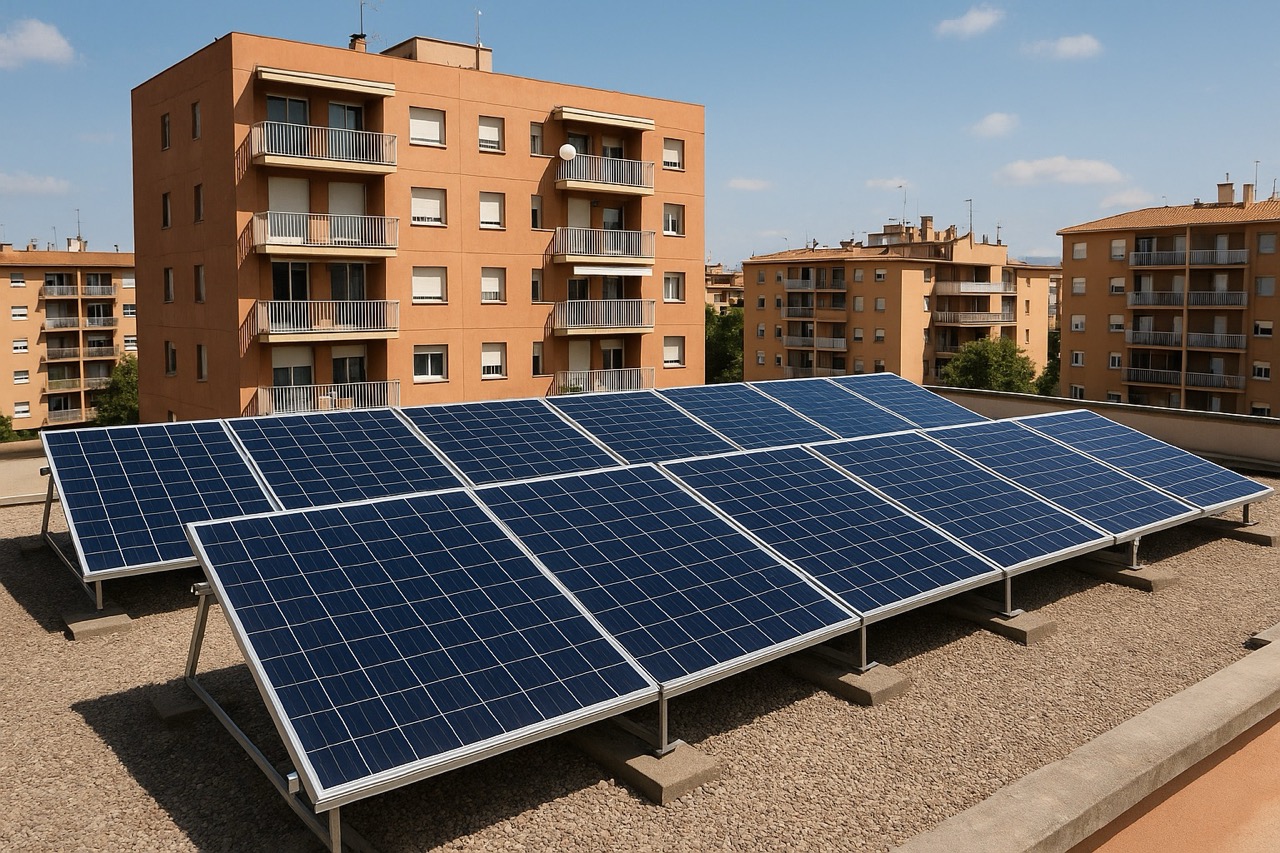 Com adaptar l’energia fotovoltaica a la teva comunitat de veïns a Girona